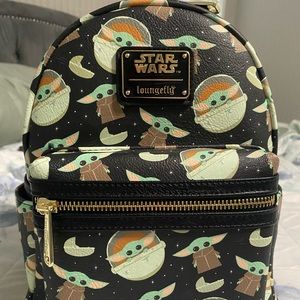 Brand New!!! Loungefly Baby Yoda (Grogu) Backpack